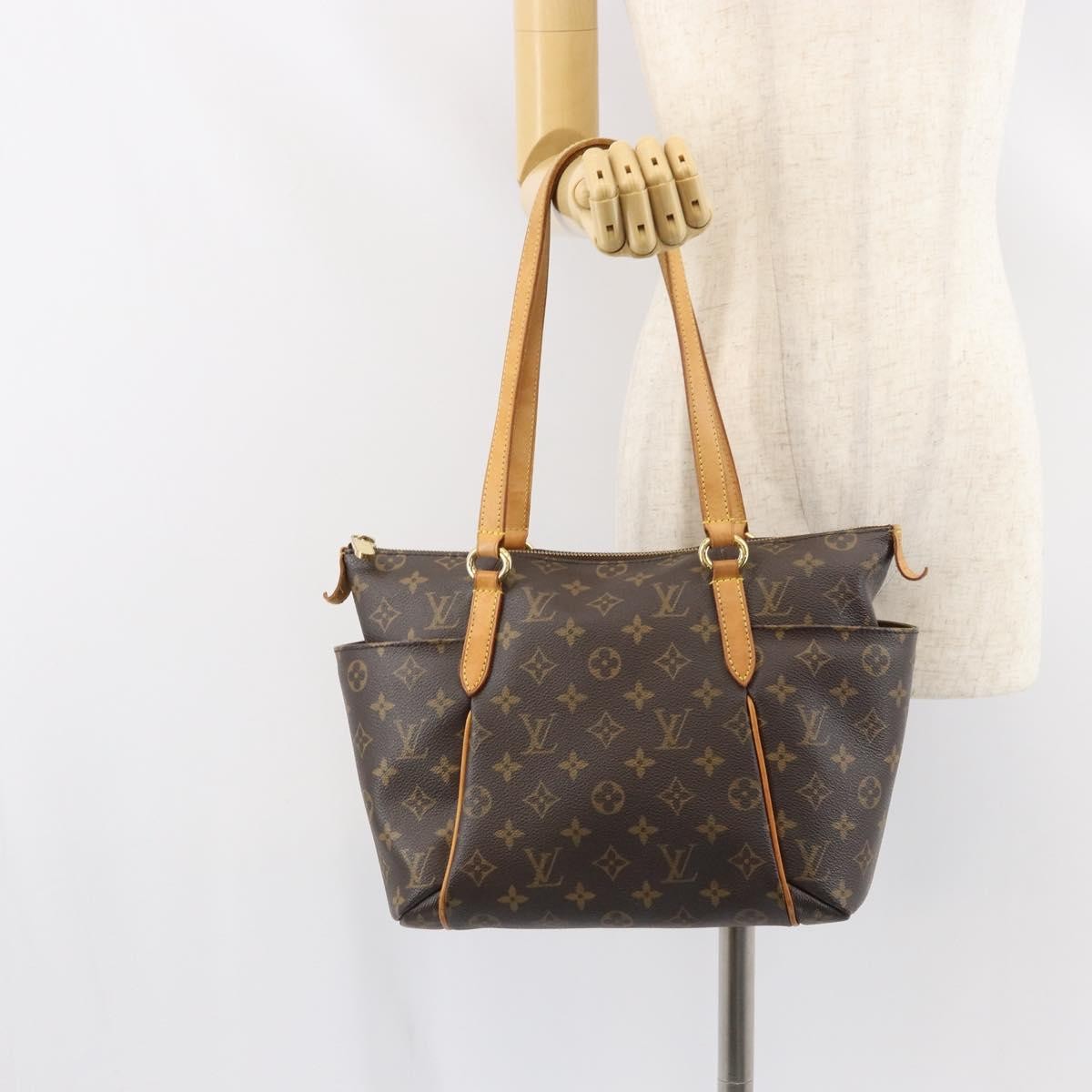 Louis Vuitton Totally Handbag Monogram Canvas, BROWN, CANVAS, Tote bag