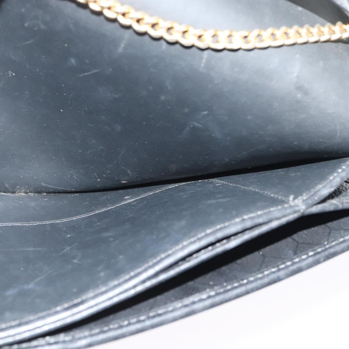 Christian Dior Vintage Honeycomb chain Canvas, BLACK, CANVAS, Handbag