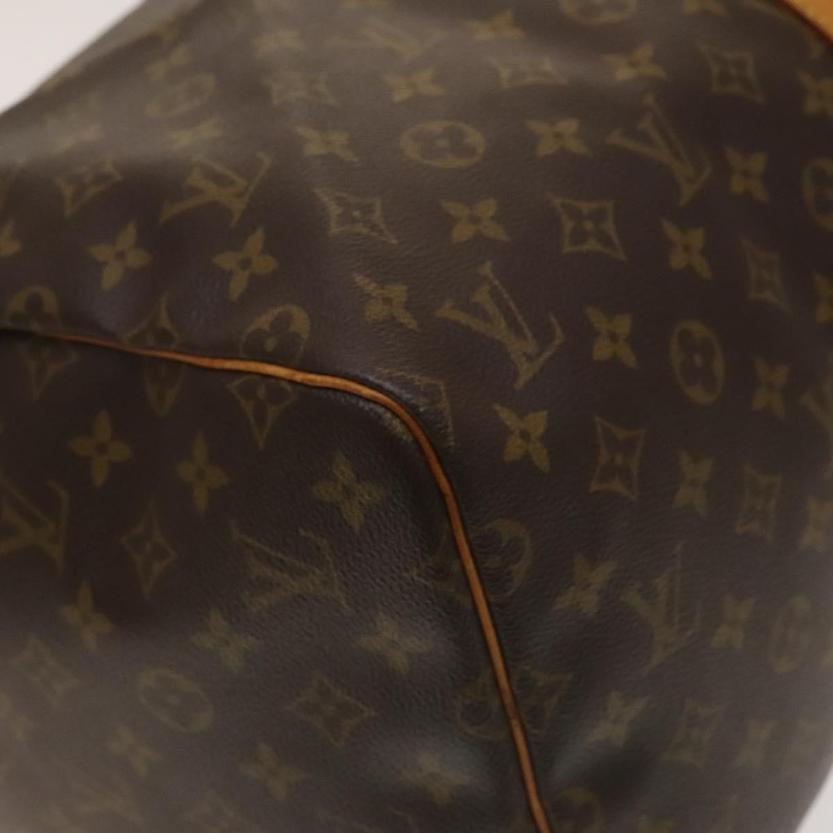 Louis Vuitton Keepall Bag Monogram Canvas, BROWN, CANVAS, Travel bag