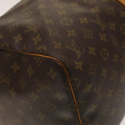 Louis Vuitton Keepall Bag Monogram Canvas, BROWN, CANVAS, Travel bag