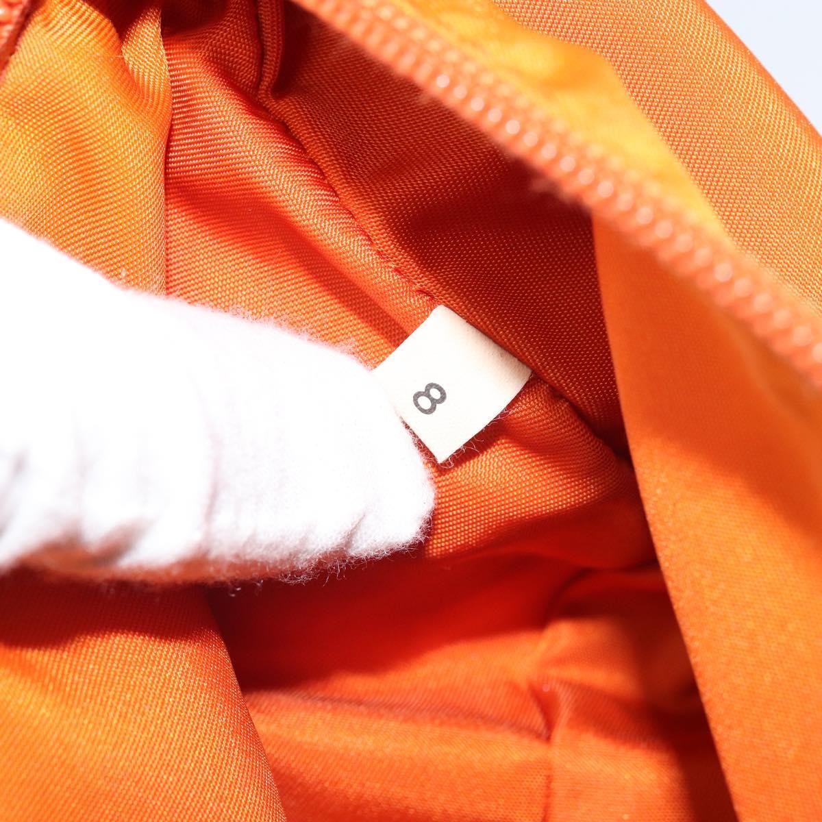 Prada Pochette Shoulder Bag Tessuto, ORANGE, NYLON, Clutche & pouche