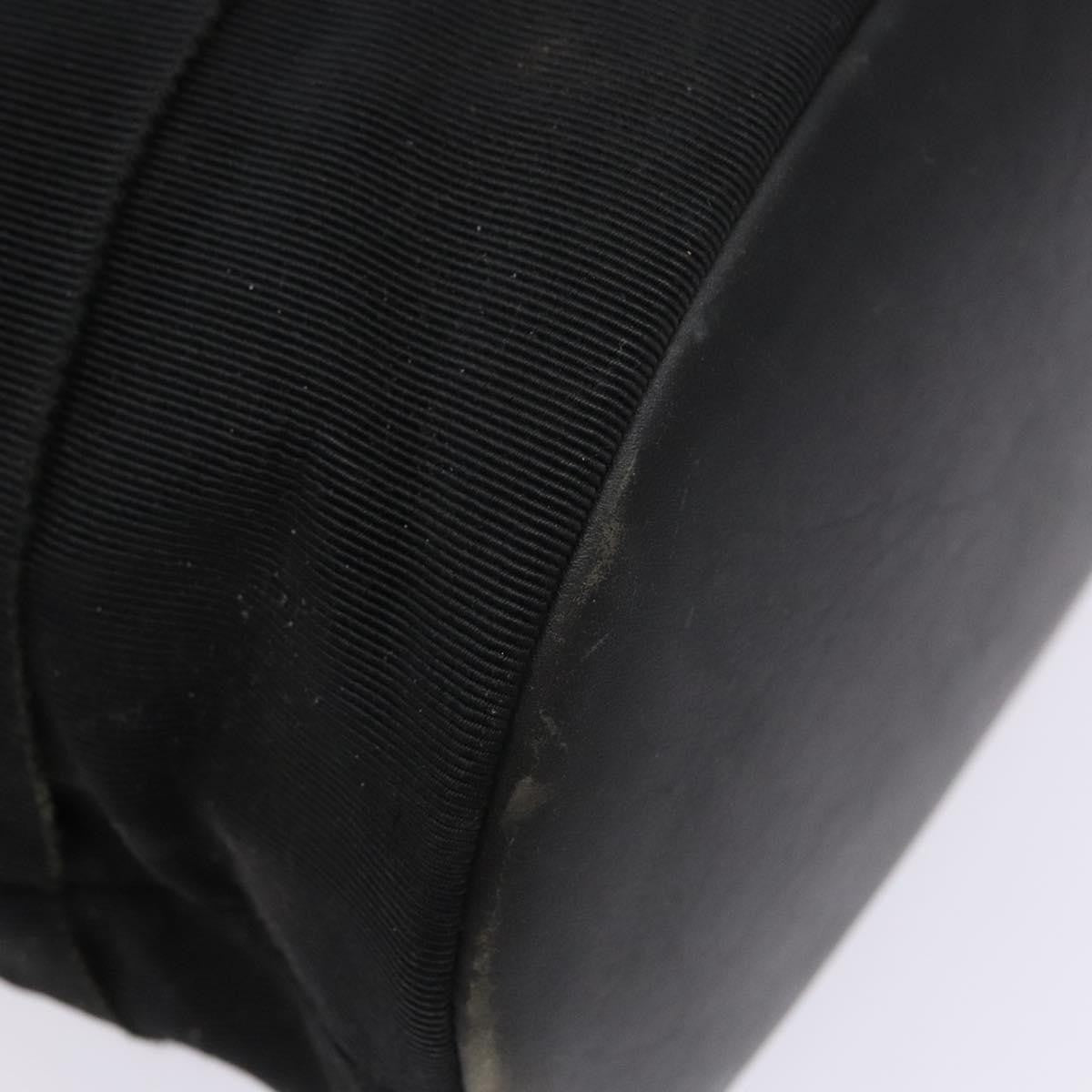 Salvatore Ferragamo Vala Shoulder Bag Canvas, BLACK, CANVAS, Shoulder bag