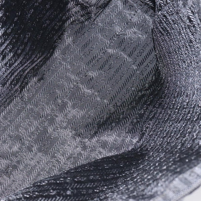 Prada Sport Zip Shoulder Bag Canvas, GRAY, CANVAS, Shoulder bag