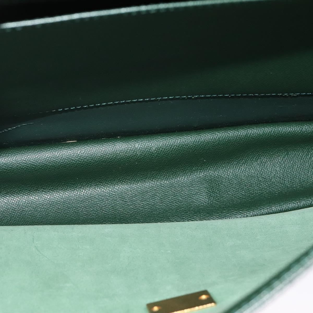 Louis Vuitton Porte-Documents Angara Briefcase Taiga Leather, GREEN, LEATHER, Briefcase