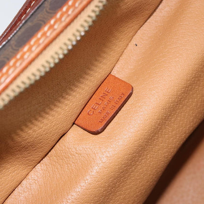 Celine Macadam Vanity Bag Canvas, BROWN, CANVAS, Clutche & pouche