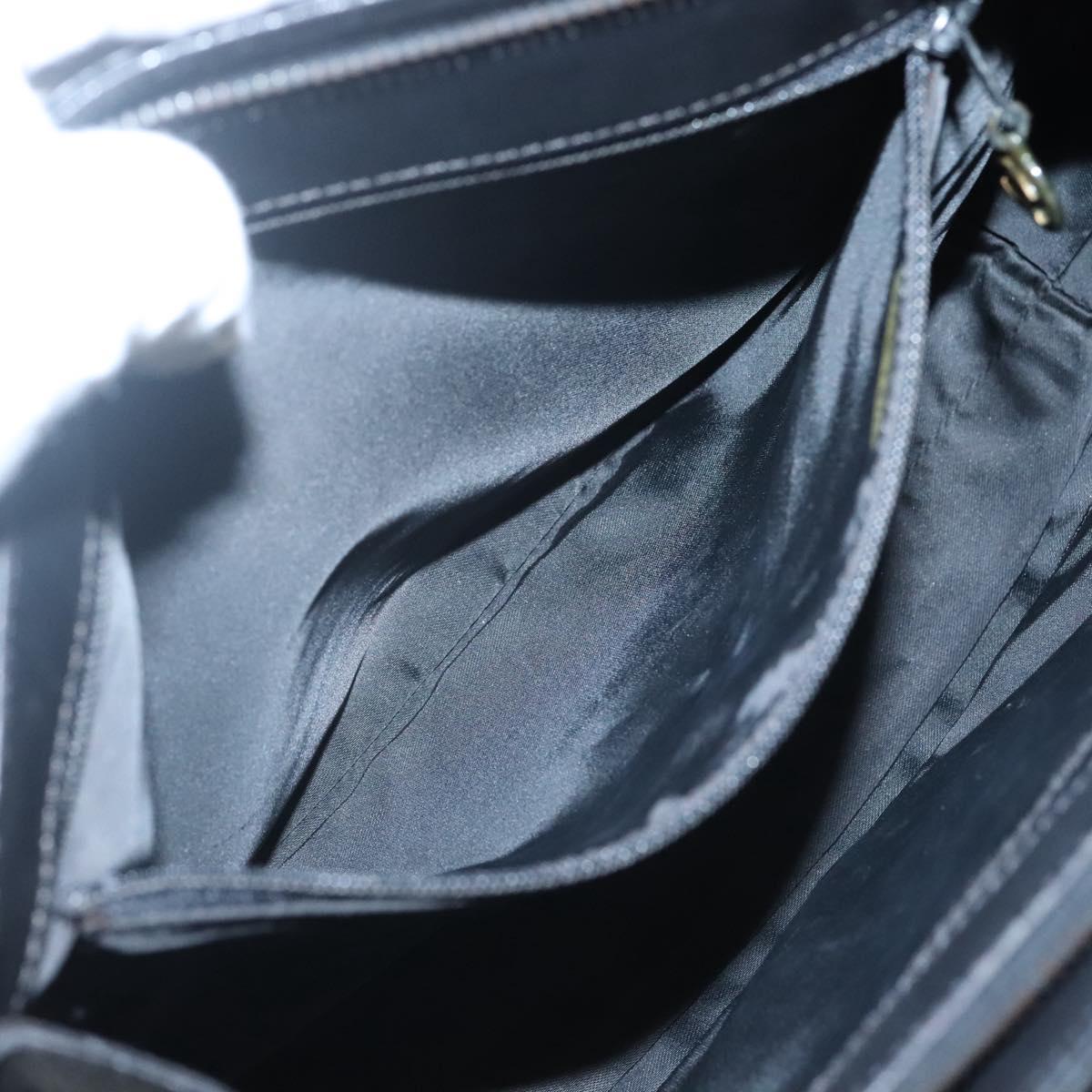 Chanel Vintage CC Front Pocket Tote Quilted Leather, BLACK, LEATHER, Tote bag