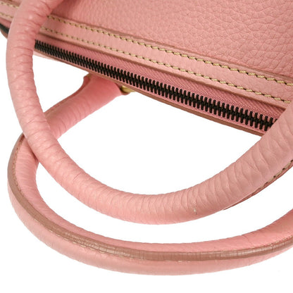 Celine Handbag Leather, PINK, LEATHER, Handbag