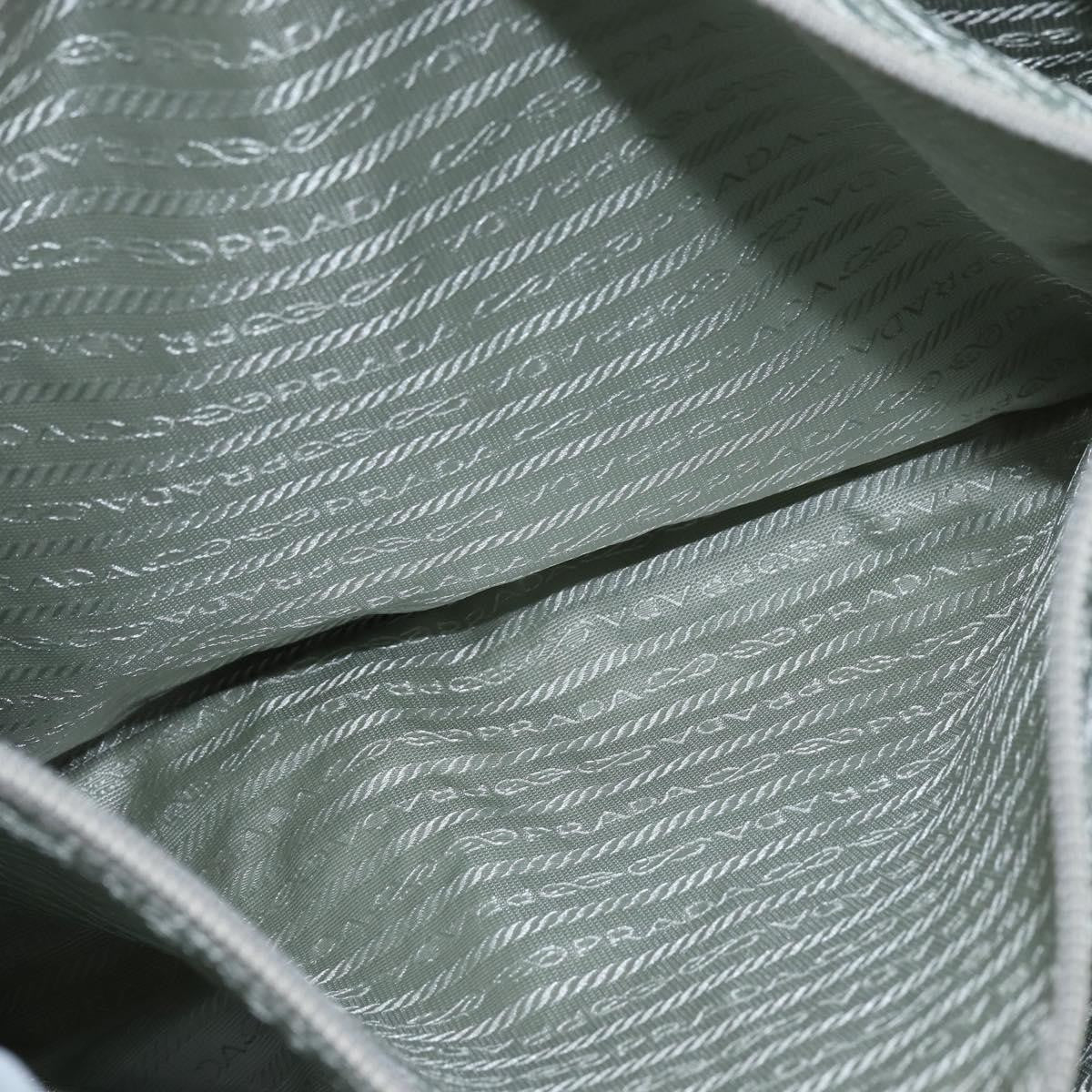 Prada Side Pocket Tote Nylon, BLUE, NYLON, Tote bag