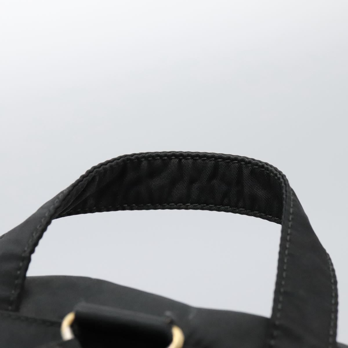 Prada Flap Drawstring Backpack Tessuto, BLACK, NYLON, Backpack