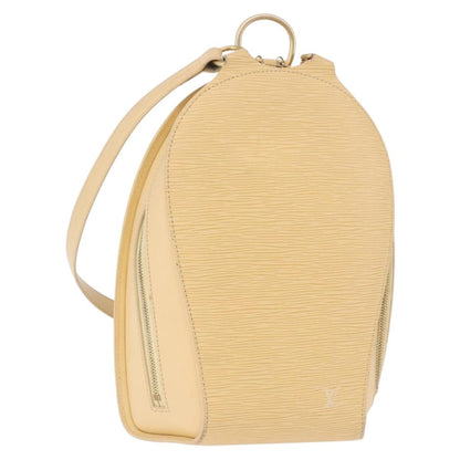 Louis Vuitton Mabillon Backpack Epi Leather, Beige, Leather, Backpack