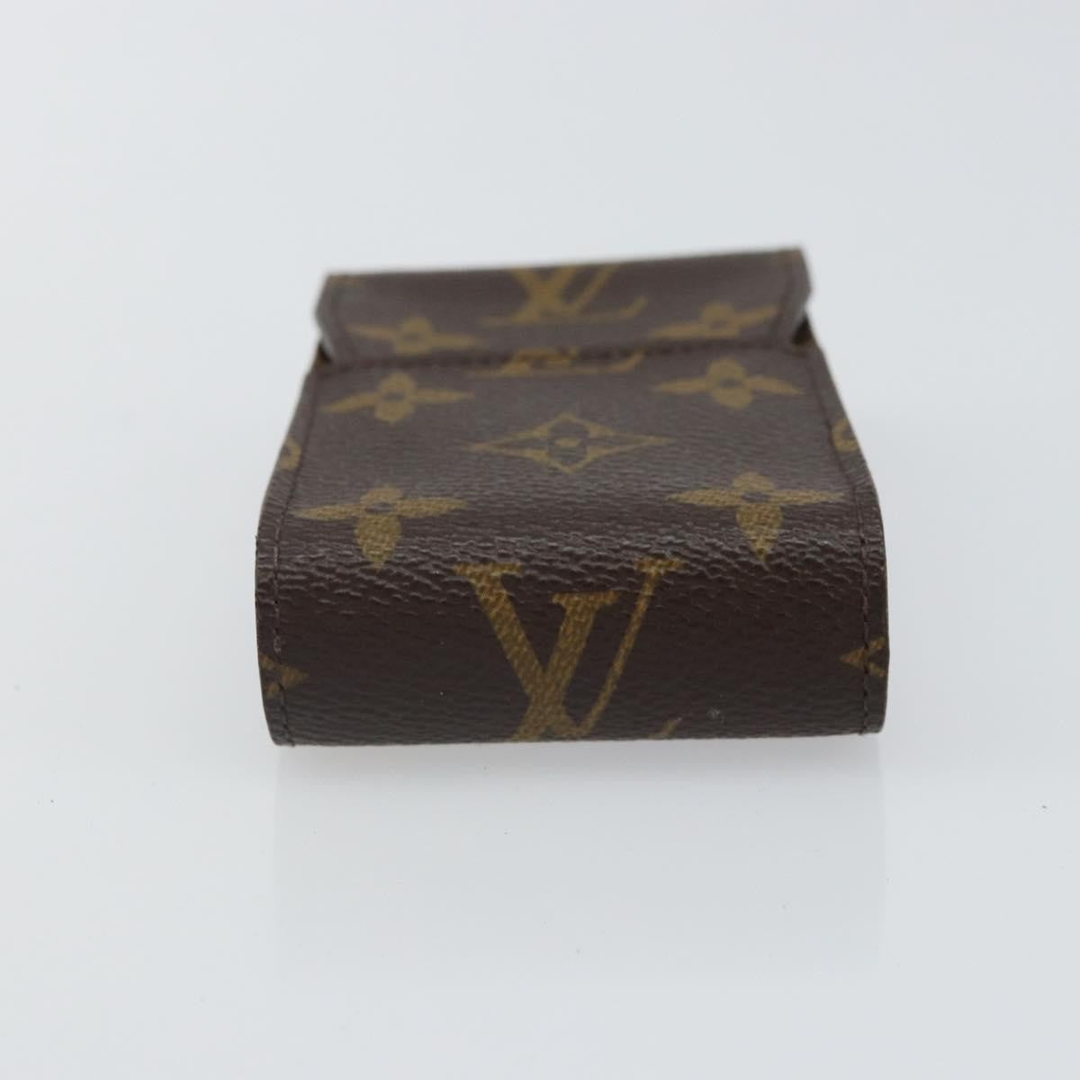 Louis Vuitton Etui Cigarette Case Monogram canvas, BROWN, CANVAS, Wallets