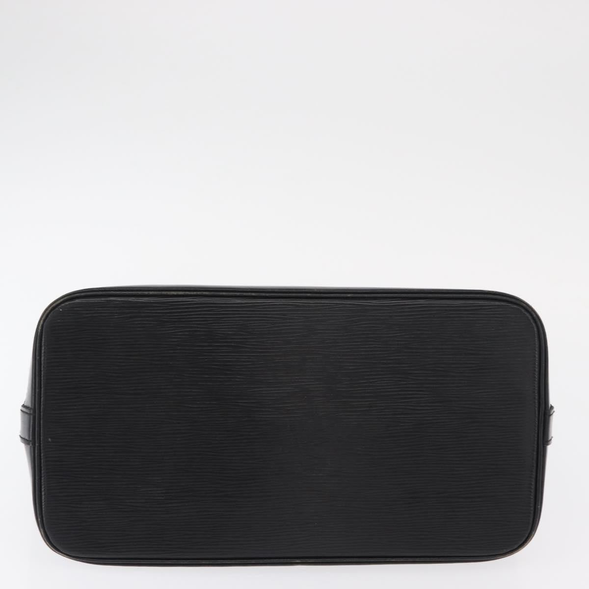 Louis Vuitton Alma Handbag Epi Leather, BLACK, LEATHER, Handbag