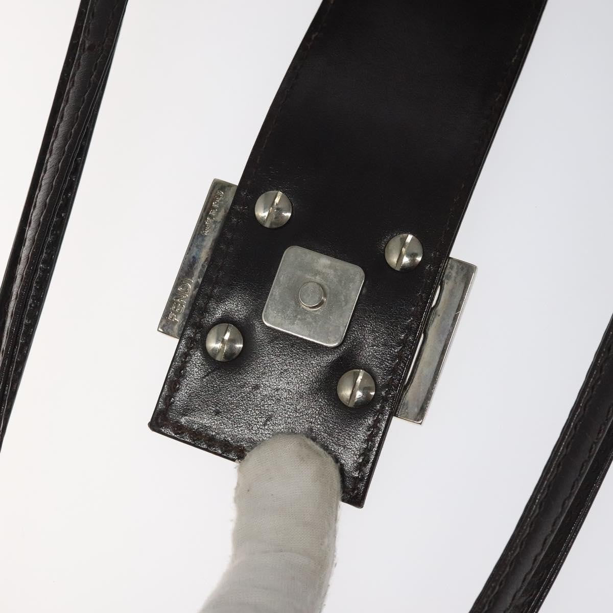 Fendi Zucca Tote bag FF motif, BLACK, CANVAS, Tote bag