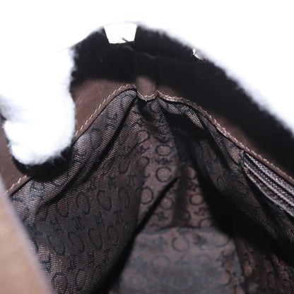 Celine C Macadam Shoulder bag Canvas, BROWN, CANVAS, Shoulder bag