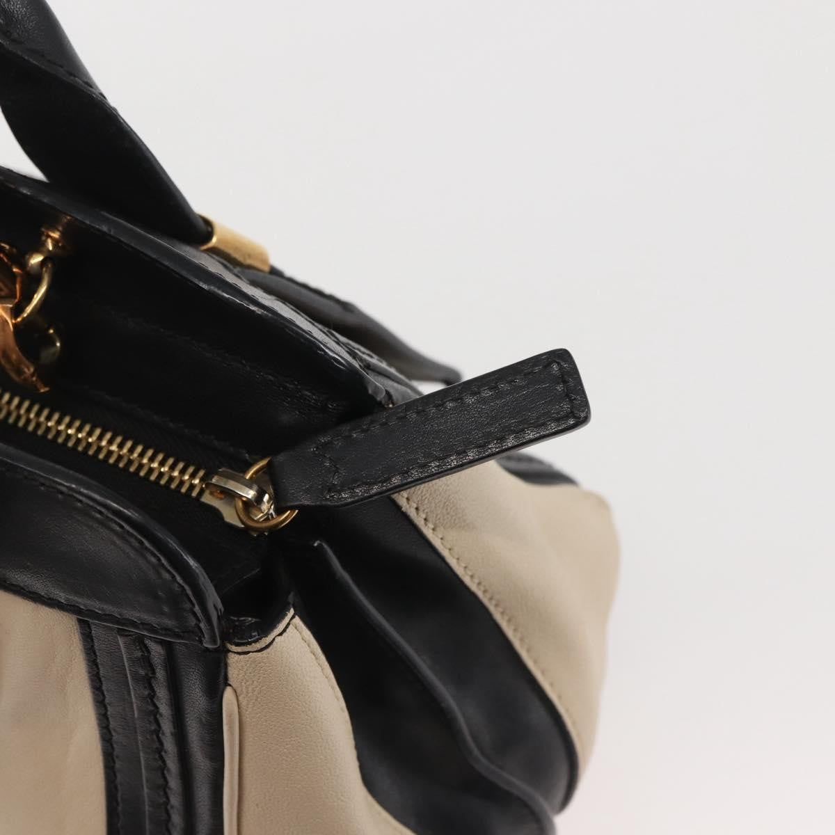 Chloe Alice Satchel Leather, BEIGE, LEATHER, Handbag