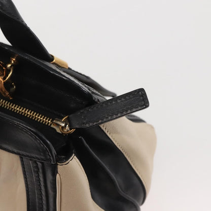 Chloe Alice Satchel Leather, BEIGE, LEATHER, Handbag