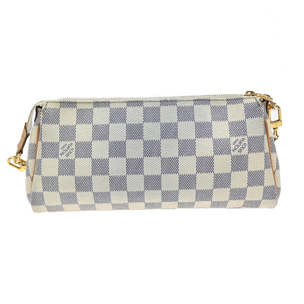 Louis Vuitton Eva Handbag Damier, WHITE, CANVAS, Handbag