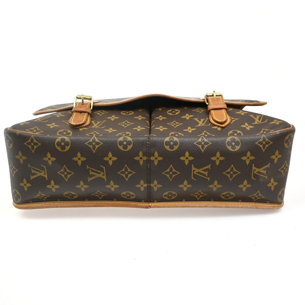 Louis Vuitton Sac Gibeciere Messenger Bag Monogram Canvas, BROWN, CANVAS, Shoulder bag