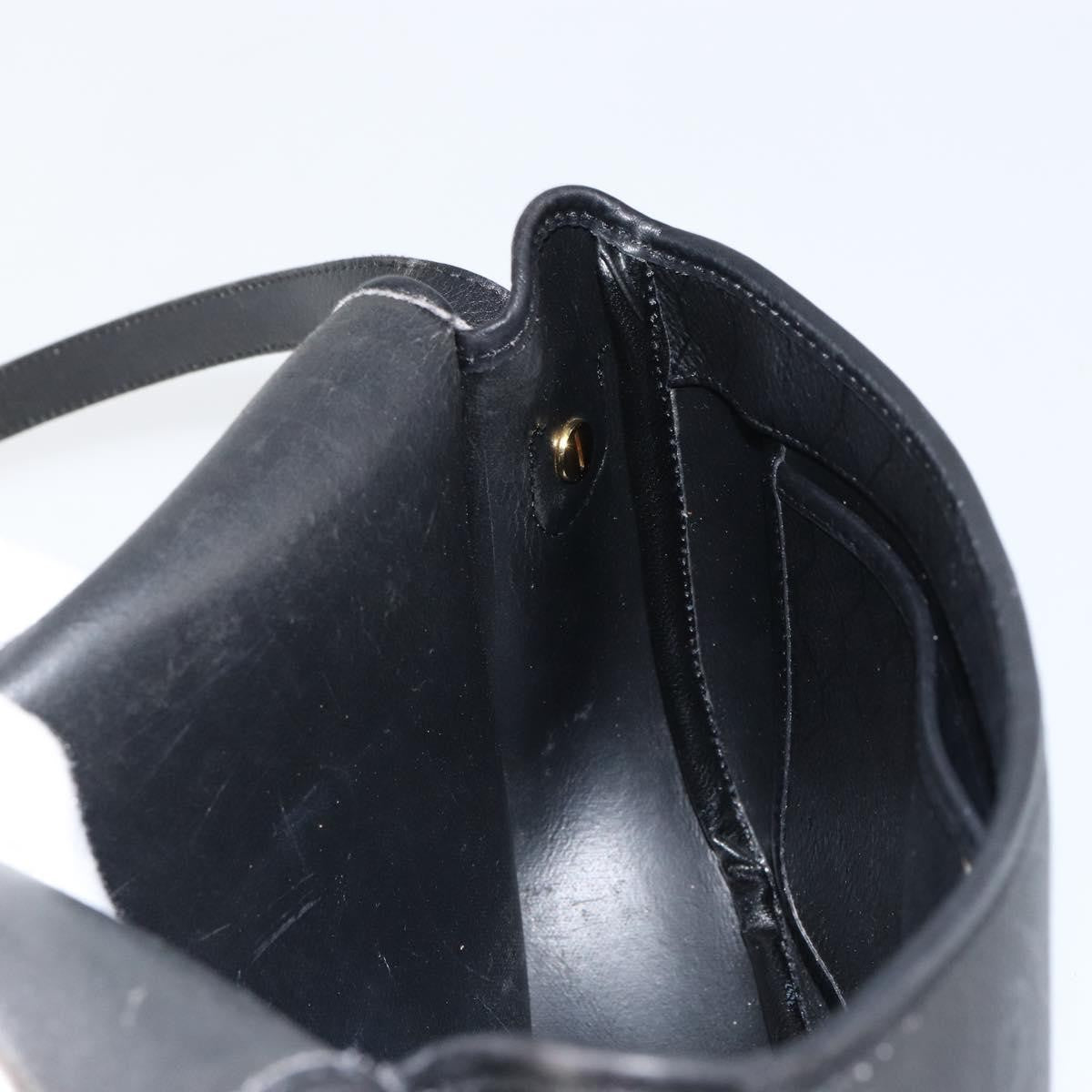 Christian Dior Vintage Honeycomb Flap Crossbody Bag Canvas and Leather, BLACK, CANVAS, Shoulder bag