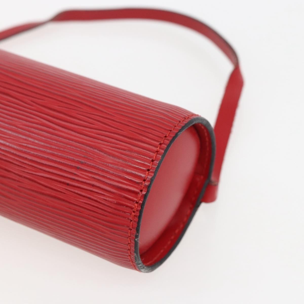 Louis Vuitton Soufflot Pochette Epi Leather, RED, LEATHER, Clutche & pouche