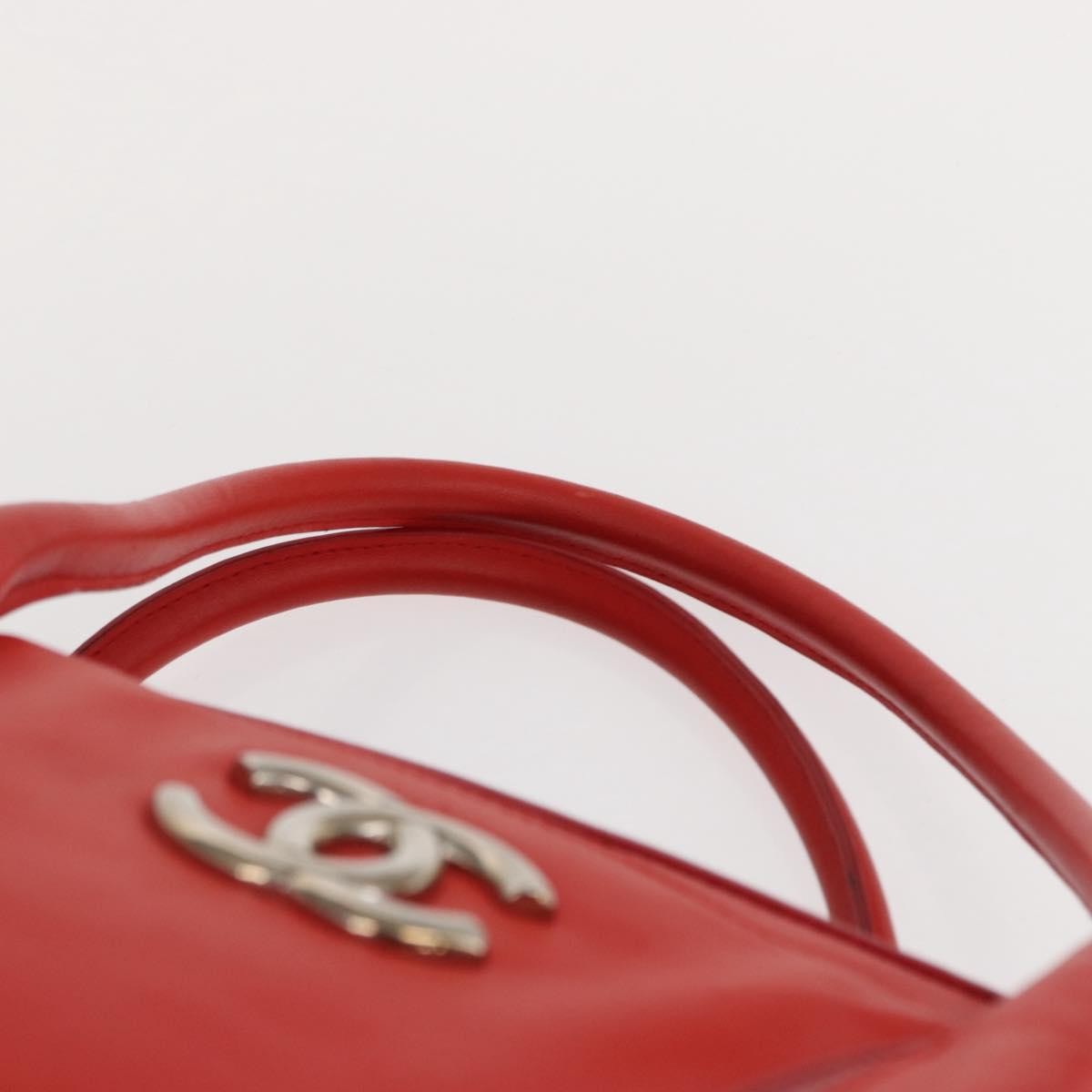 Chanel Cerf Executive Tote Leather, RED, LEATHER, Tote bag