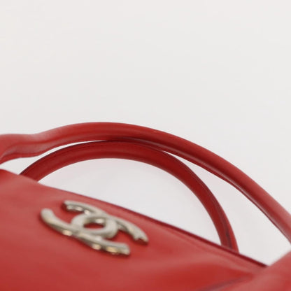 Chanel Cerf Executive Tote Leather, RED, LEATHER, Tote bag