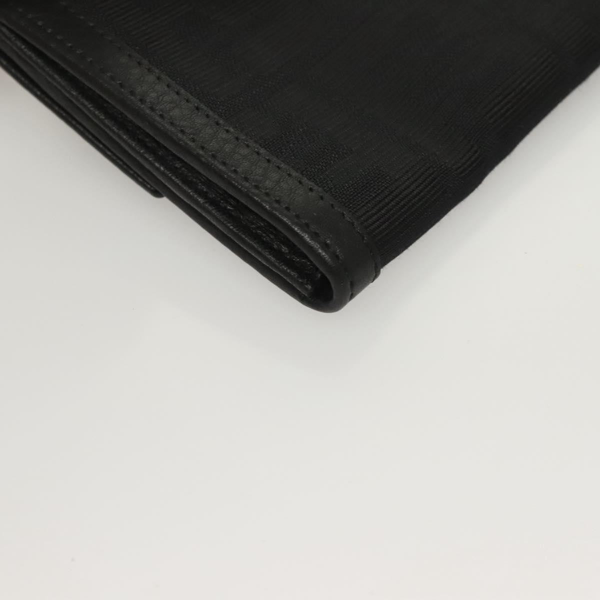 Fendi Vintage FF Flap Wallet Zucca canvas, BLACK, CANVAS, Wallets