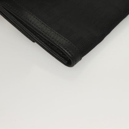 Fendi Vintage FF Flap Wallet Zucca canvas, BLACK, CANVAS, Wallets