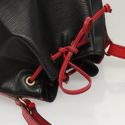 Louis Vuitton Bicolor Noe Handbag Epi Leather, Black, Leather, Shoulder Bag