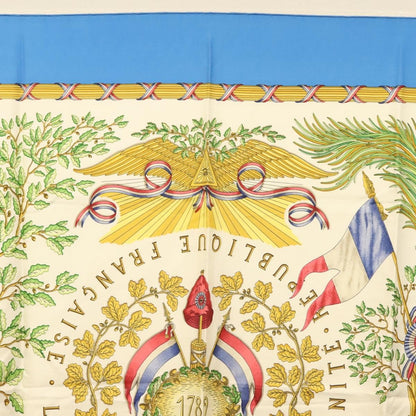 Hermes Carré 90 Silk multicolor, WHITE, SILK, Scarve & shawl