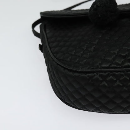 Bottega Veneta Intrecciato Clutch bag Calfskin, BLACK, SATIN, Shoulder bag