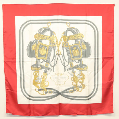 Hermes Carré 90 Silk multicolor, RED, SILK, Scarve & shawl