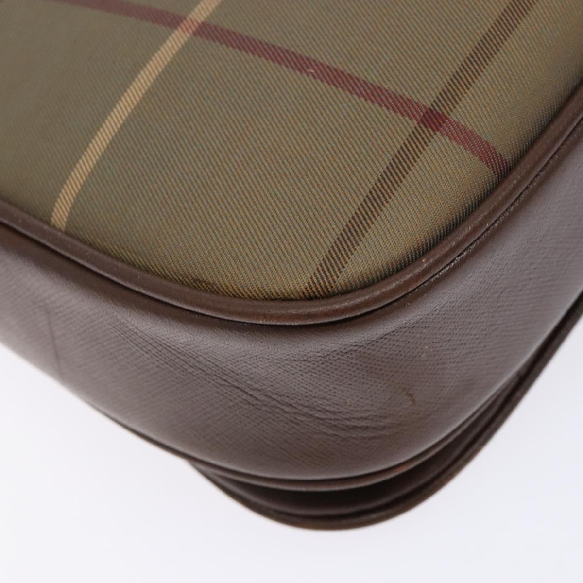 Burberry Nova check Shoulder bag Canvas, BEIGE, CANVAS, Shoulder bag