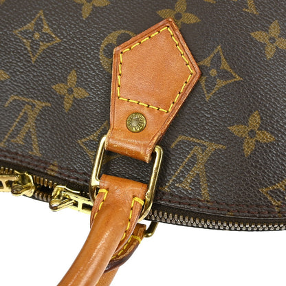 Louis Vuitton Alma Handbag Monogram Canvas, BROWN, CANVAS, Handbag