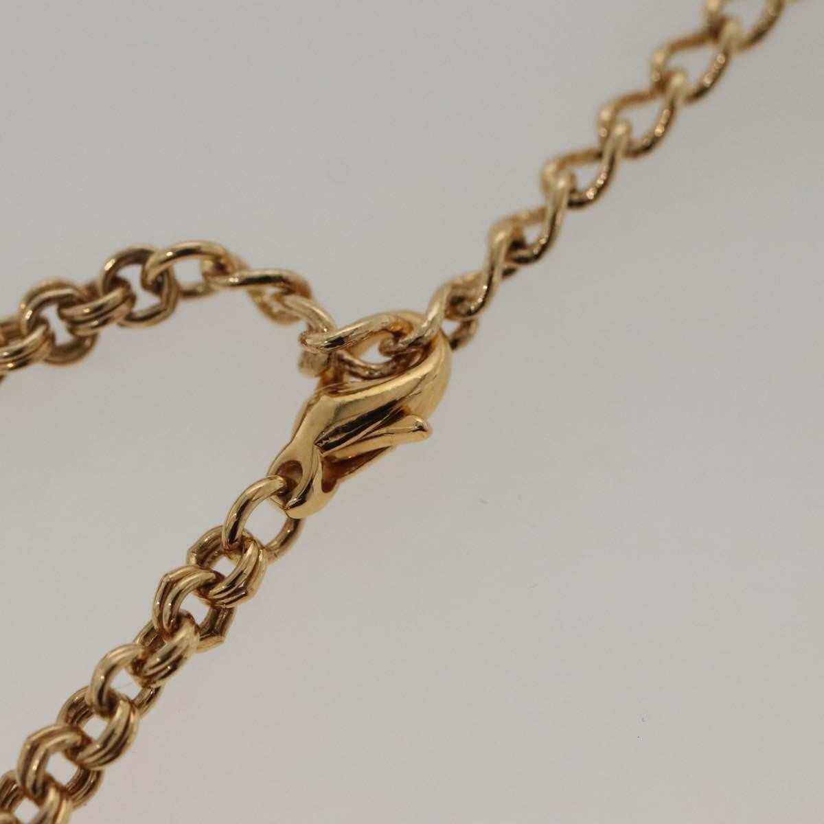Christian Dior CD Pendant Necklace Gold-plated, GOLD, METAL, Necklace
