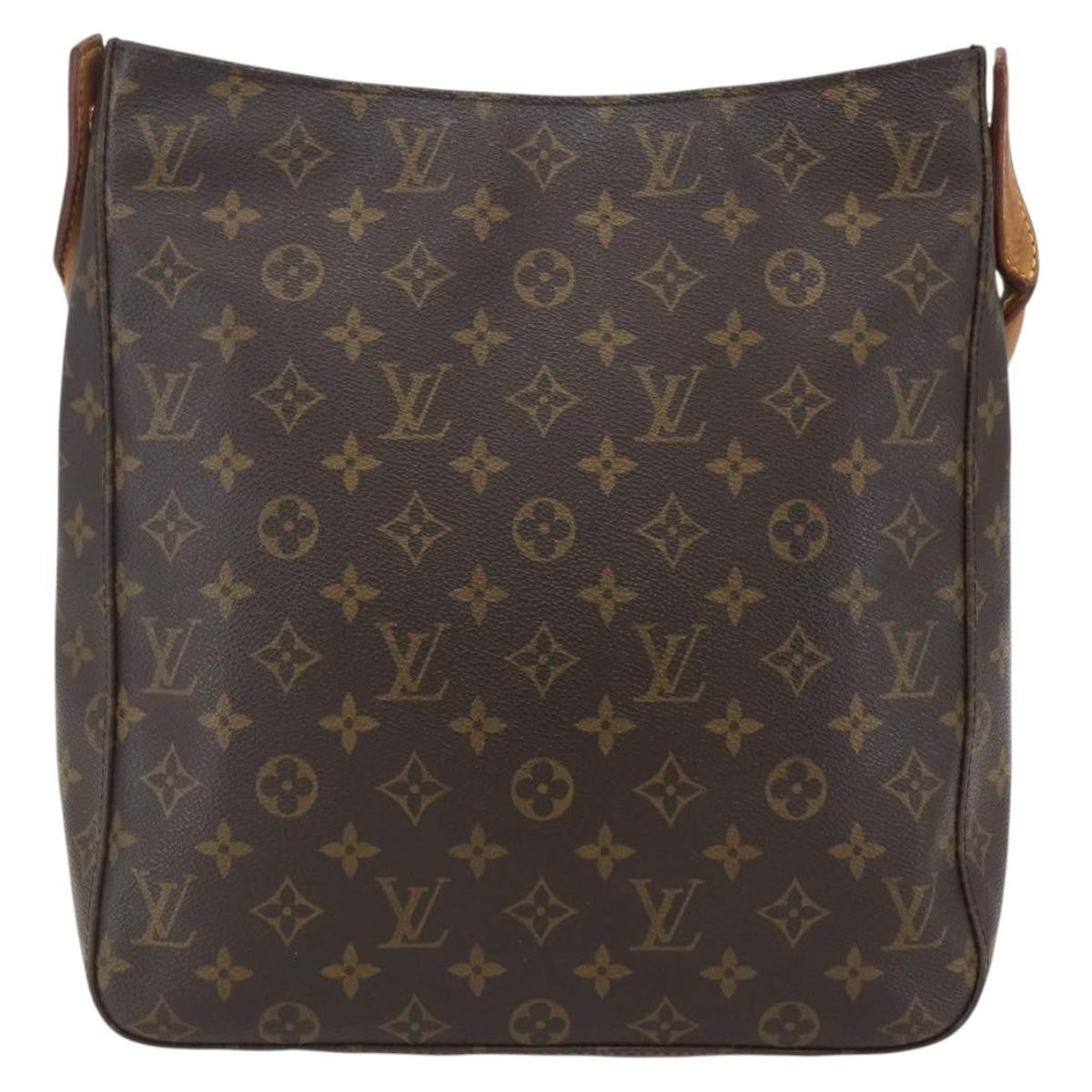 Louis Vuitton Looping Handbag Monogram Canvas, BROWN, CANVAS, Shoulder bag