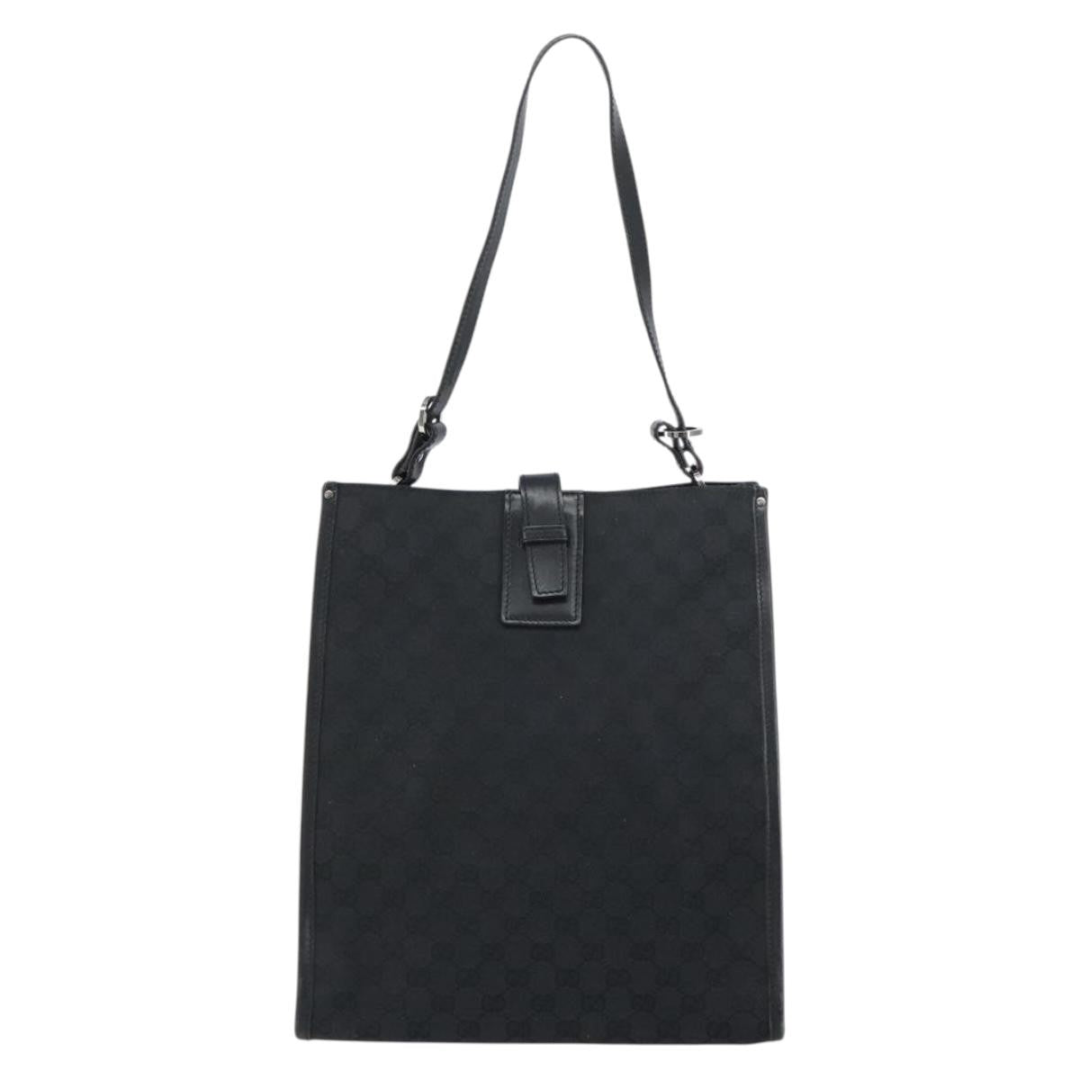 Gucci Vintage tote GG Canvas, BLACK, CANVAS, Tote bag