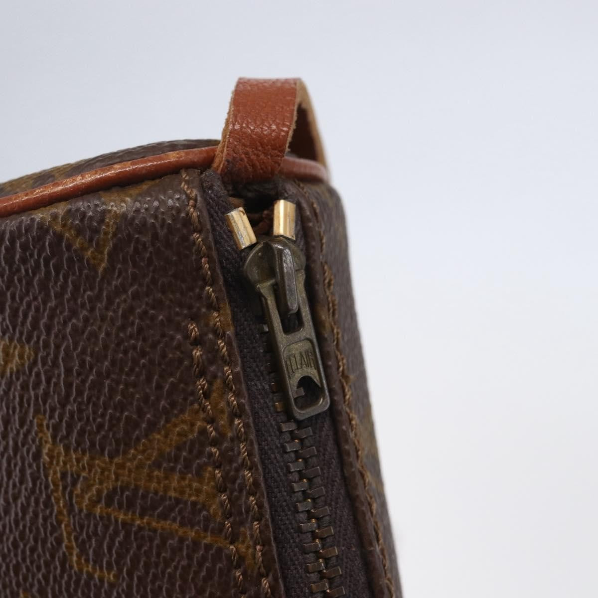 Louis Vuitton Papillon Pochette Monogram Canvas, BROWN, CANVAS, Clutche & pouche