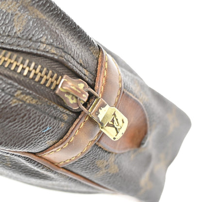 Louis Vuitton Compiegne Canvas, BROWN, LEATHER, Clutche & pouche