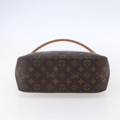 Louis Vuitton Looping Handbag Monogram Canvas, BROWN, CANVAS, Shoulder bag