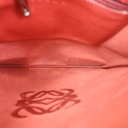 Loewe Anagram Shoulder Bag Suede, RED, SUEDE, Shoulder bag