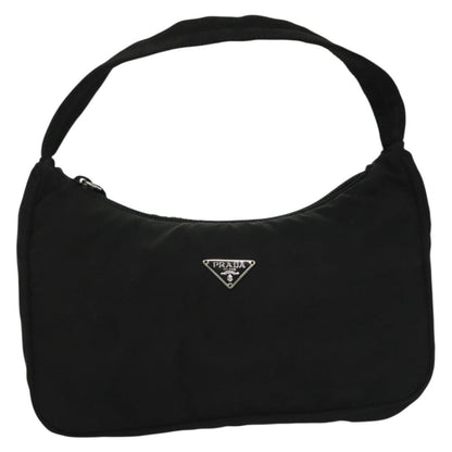 Prada Hobo Tessuto, BLACK, NYLON, Handbag