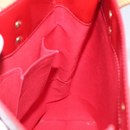Louis Vuitton Reade Handbag Monogram Vernis, Red, Patent Leather, Handbag