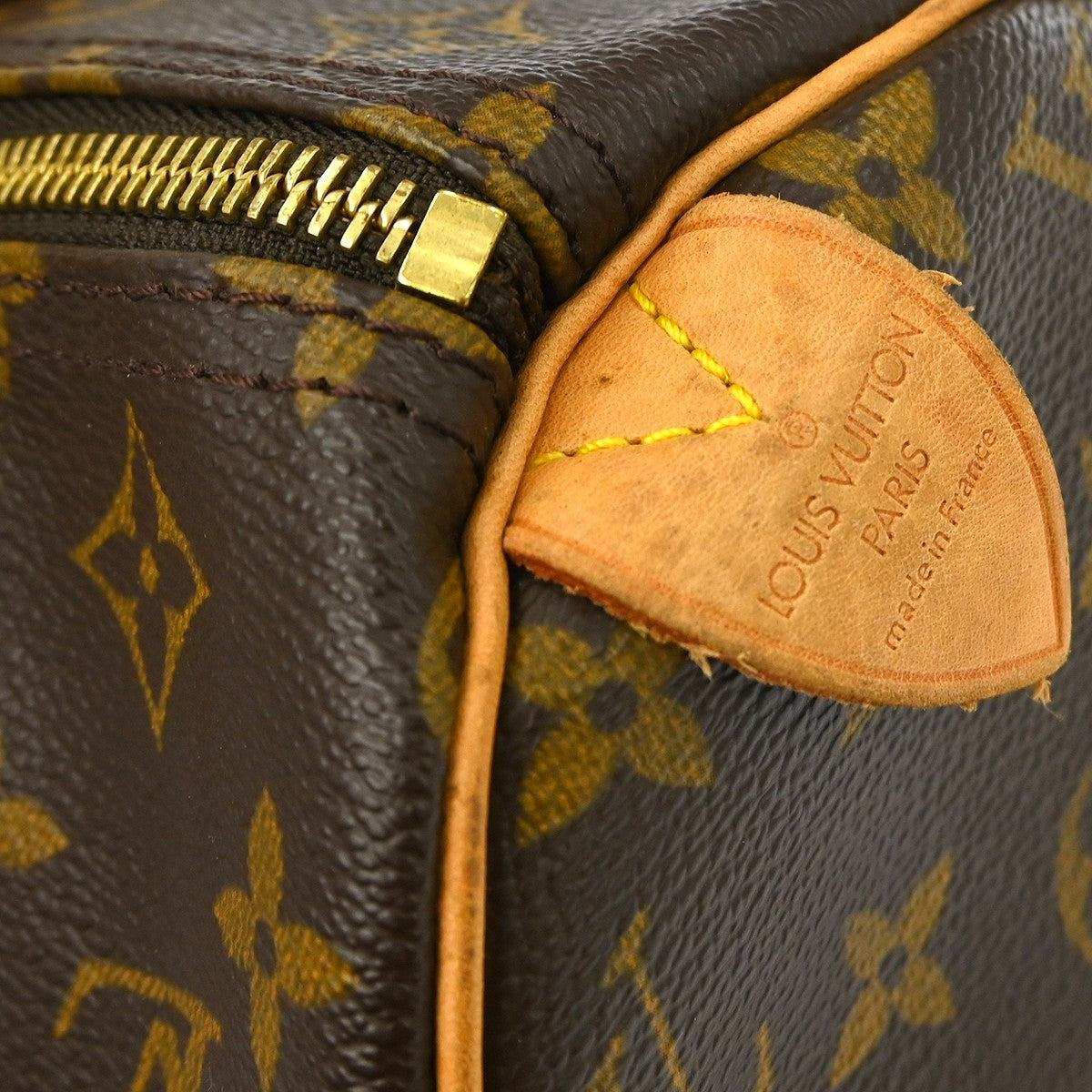 Louis Vuitton Speedy Handbag Monogram Canvas, Brown, Canvas, Handbag