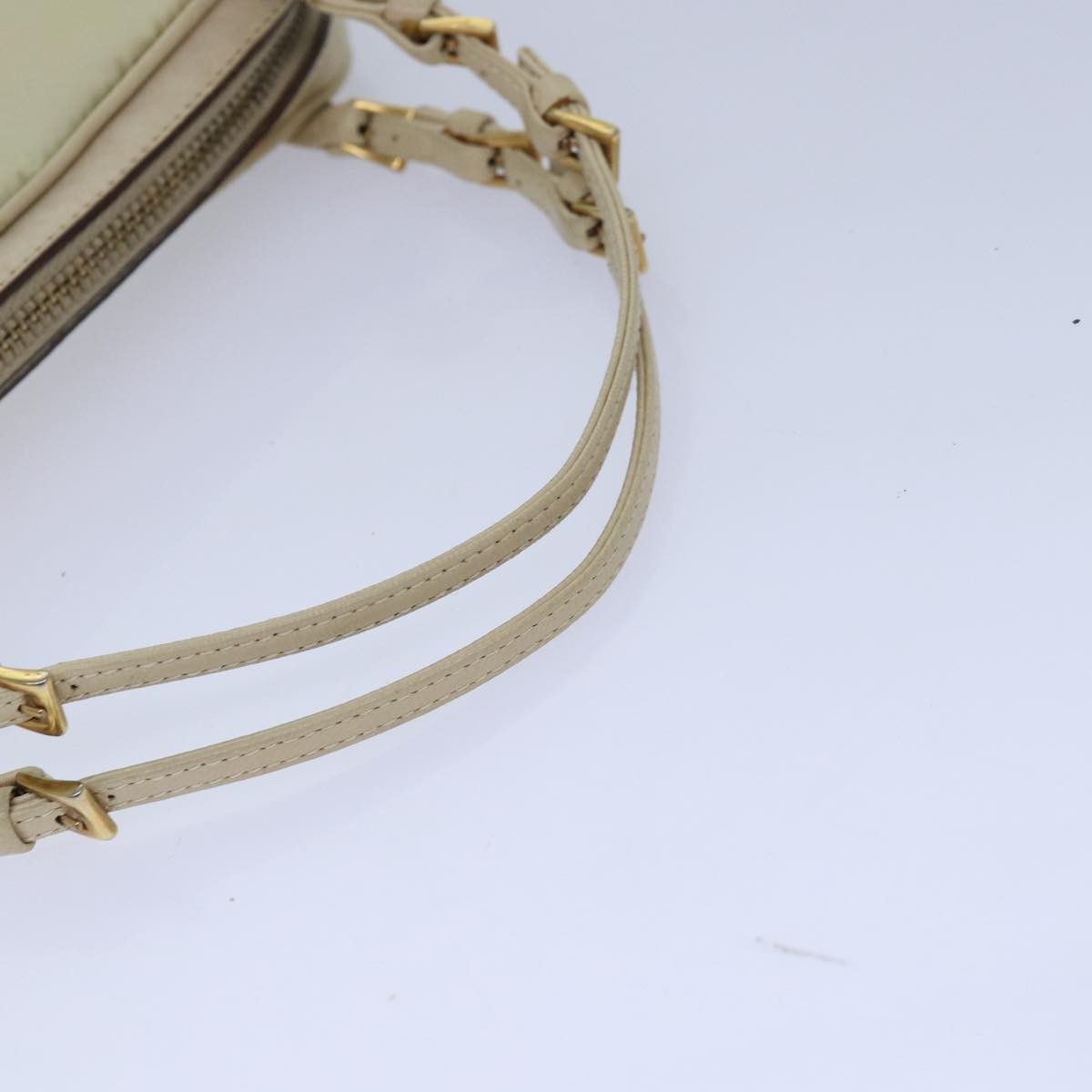 Prada Vintage Handbag Tessuto, BEIGE, NYLON, Handbag