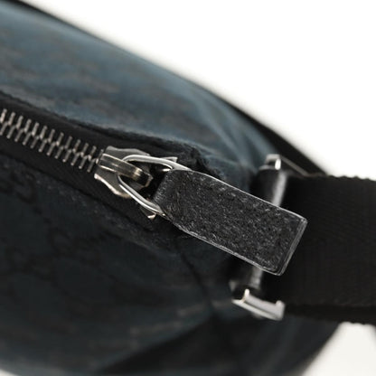 Gucci Original Messenger GG Canvas, BLACK, CANVAS, Shoulder bag