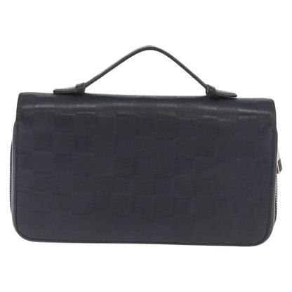 Louis Vuitton Zippy XL Damier Leather, BLACK, LEATHER, Wallets