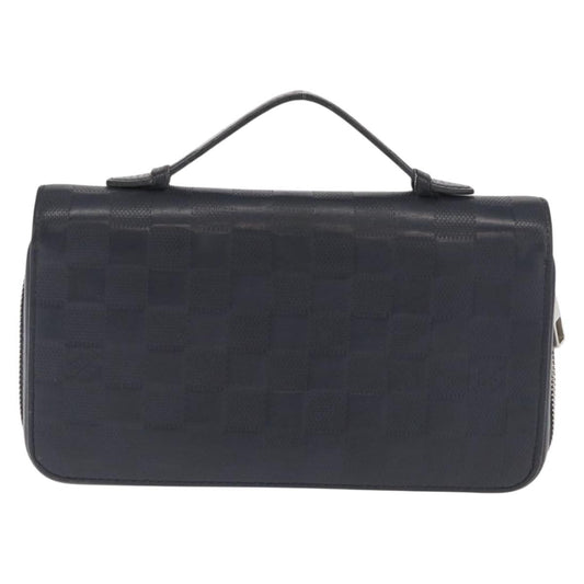 Louis Vuitton Zippy XL Damier Leather, BLACK, LEATHER, Wallets