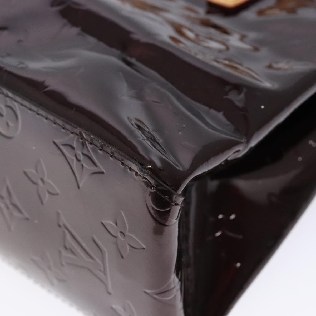 Louis Vuitton Reade Handbag Monogram Vernis, BURGUNDY, PATENT_LEATHER, Handbag