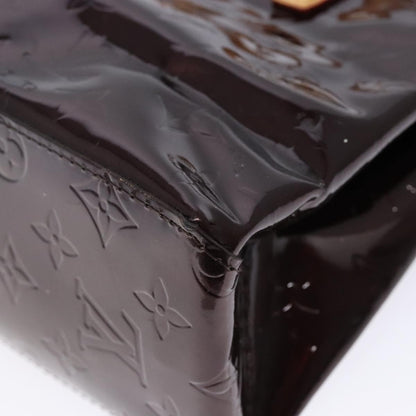 Louis Vuitton Reade Handbag Monogram Vernis, BURGUNDY, PATENT_LEATHER, Handbag